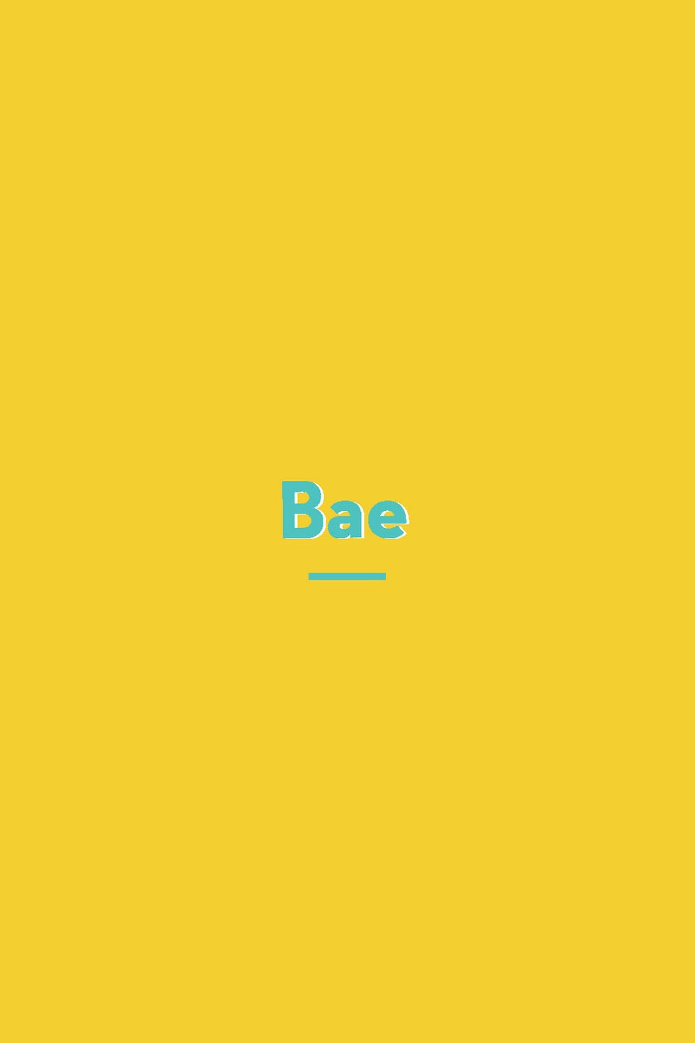 Bae slang words