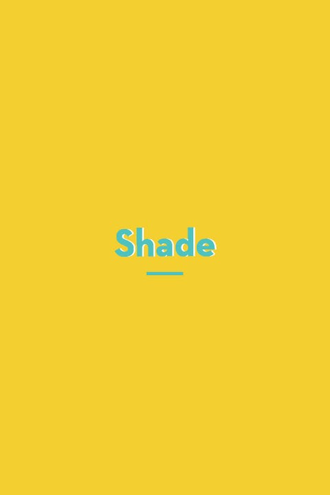 Shade slang words