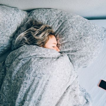 slapen bed smartphone