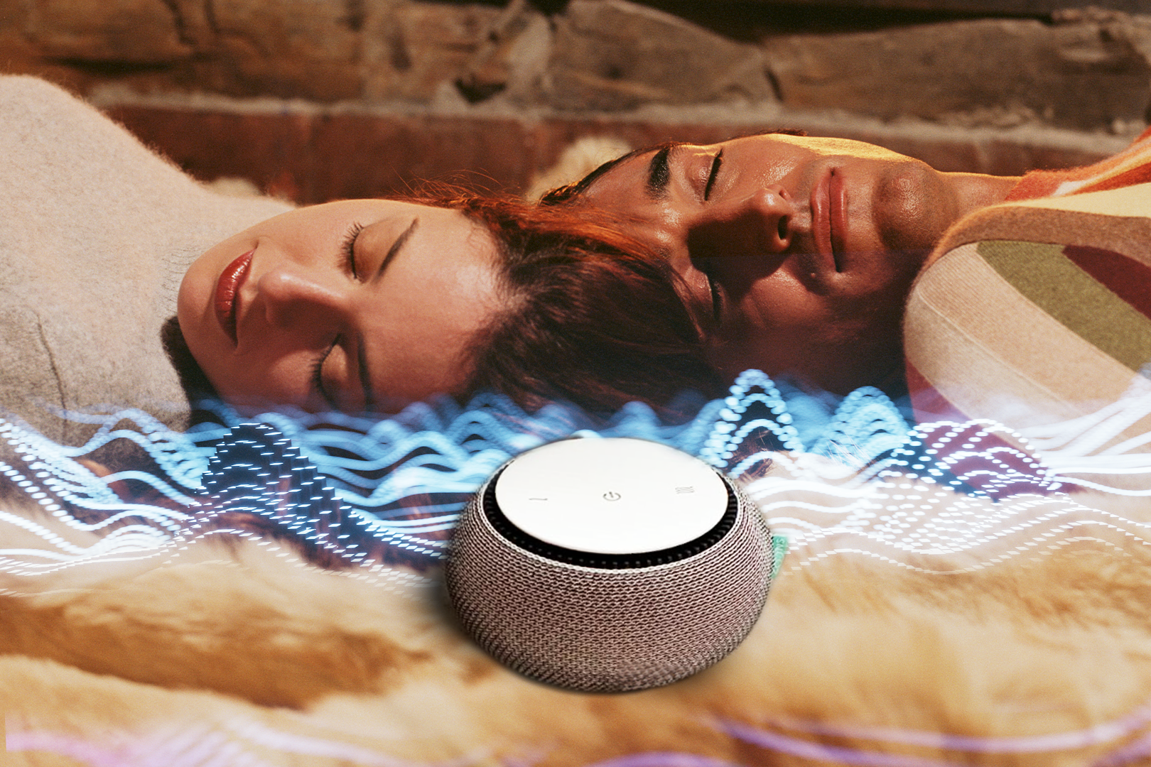SNOOZ Button - White Noise Sound Machine - Non-Looping White Noise, Pink  Noise, and Fan Sounds Plus Bluetooth Speaker - Charcoal