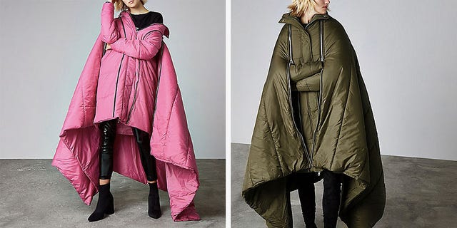 River Island + Pink Ashish Puffer Sleeping Bag Coat