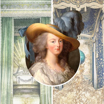 a painting of a person in a hat