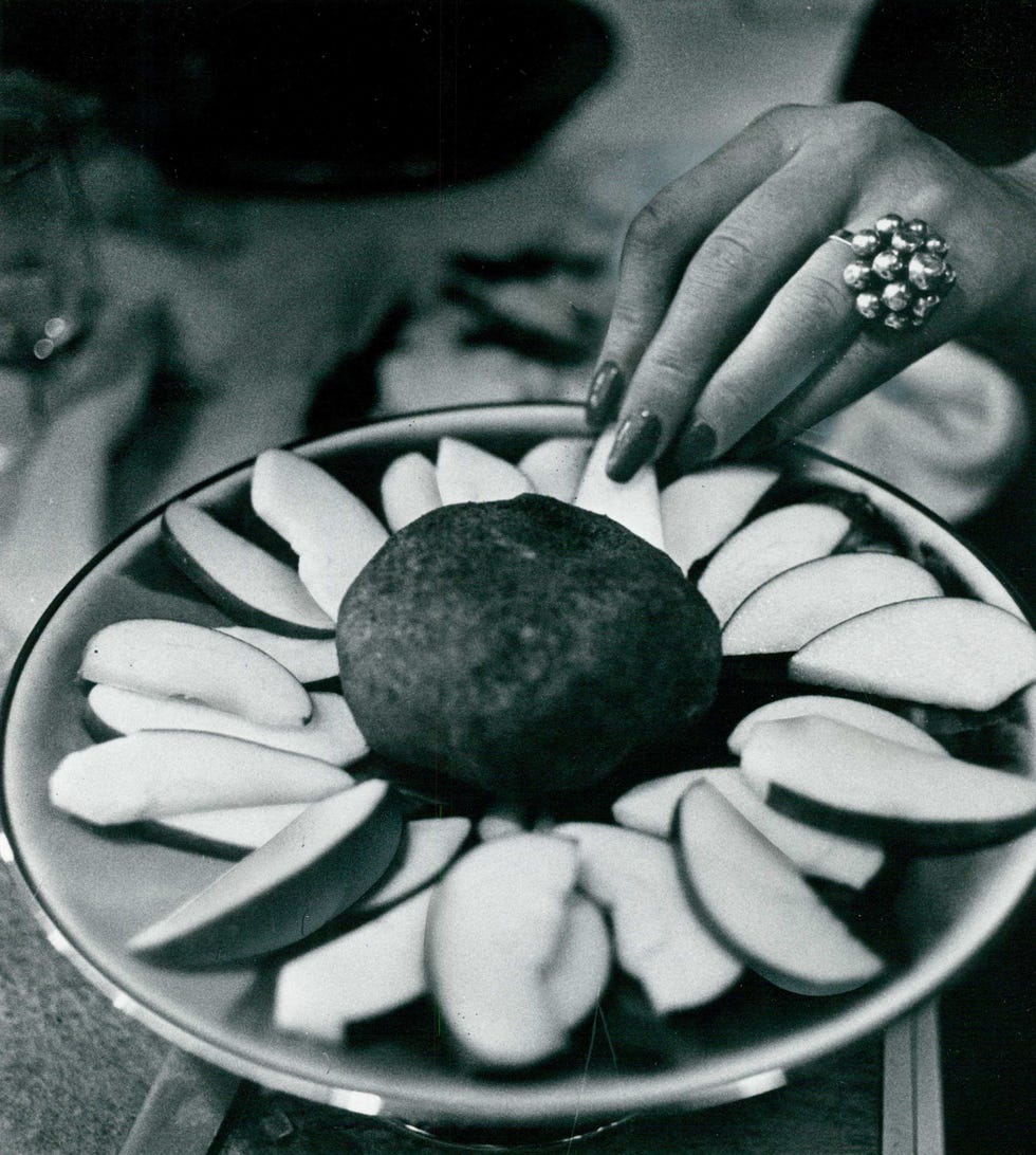 entertaining more than 50 years ago   cheese ball