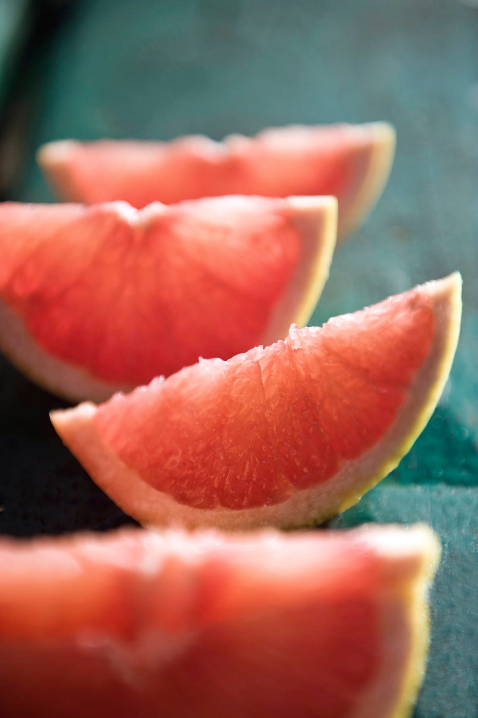 slices of grapefruit