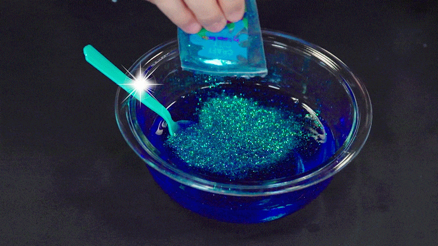 How to make slime glitter
