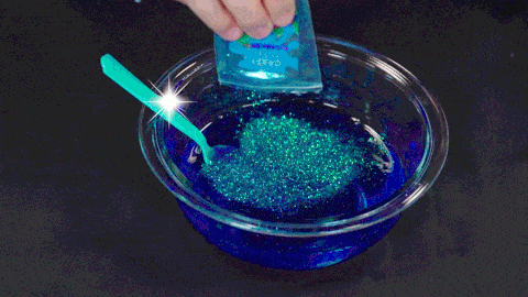 How to make slime glitter