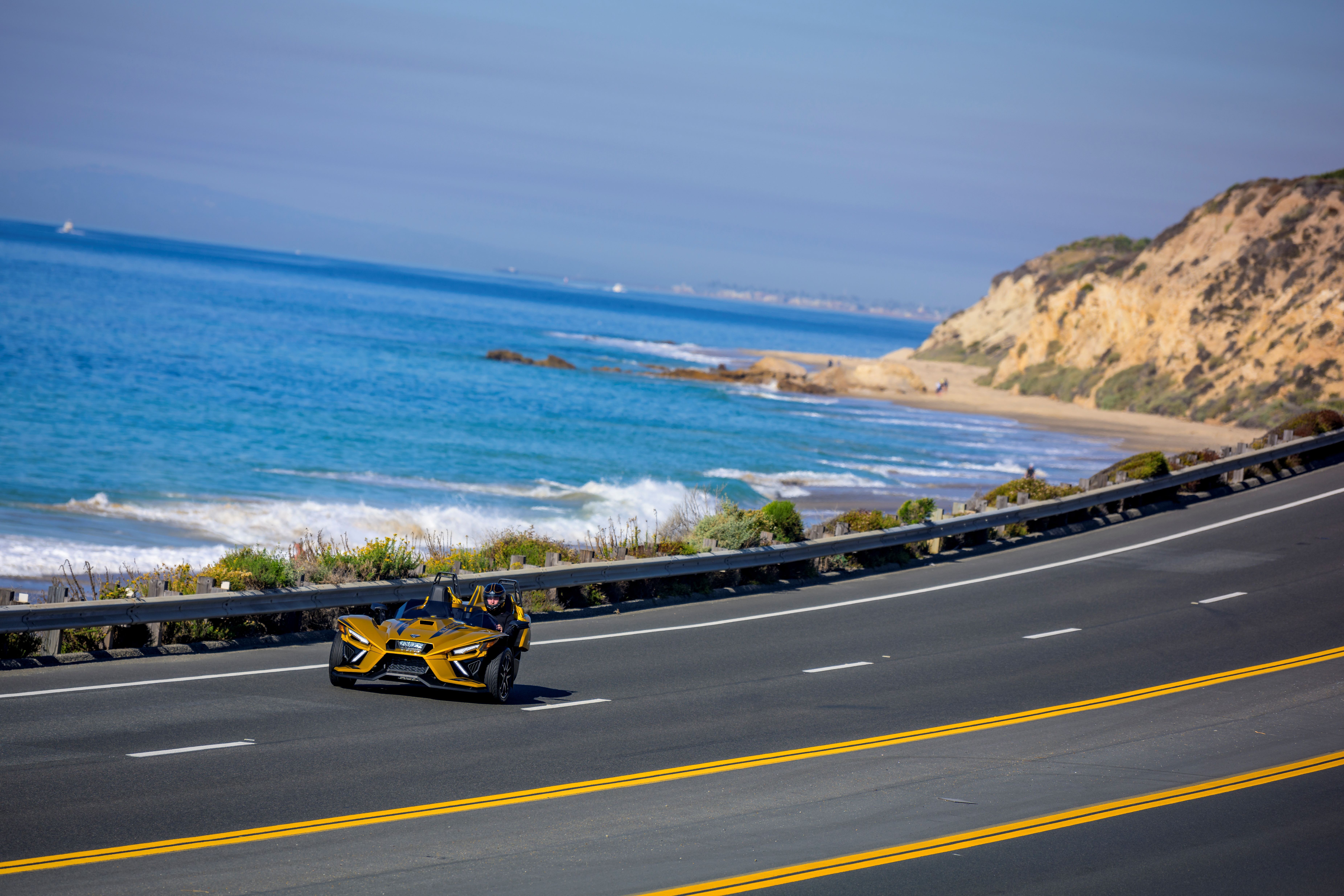 Slingshot on store highway