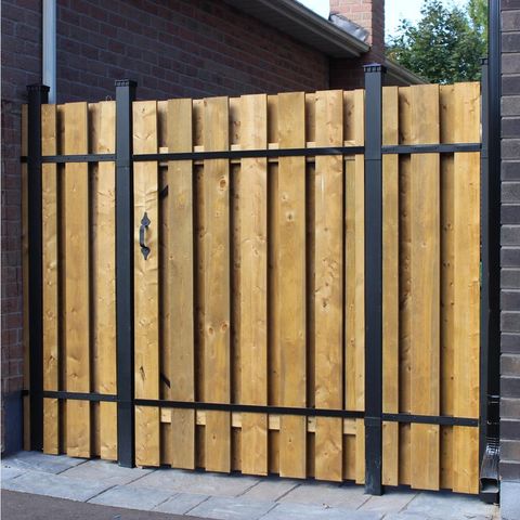 Slipfence Wood and Aluminum Fence Gate