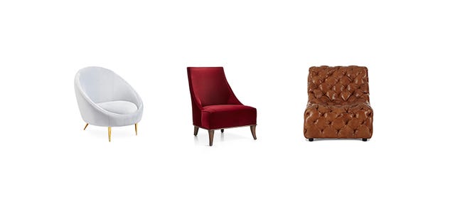 13 Best Slipper Chairs - Armless Accent Chairs