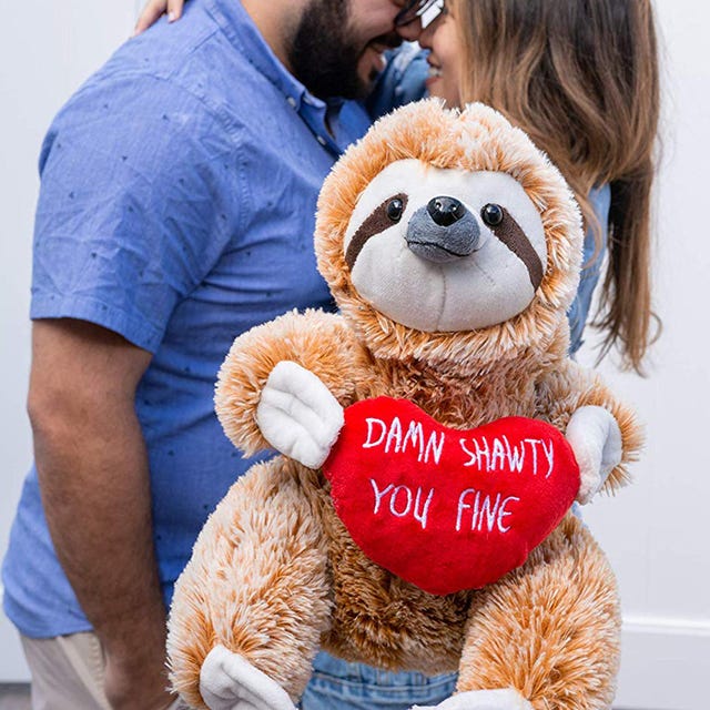 This Plush Sloth Delivers the Valentine’s Day Message We All Want to Hear