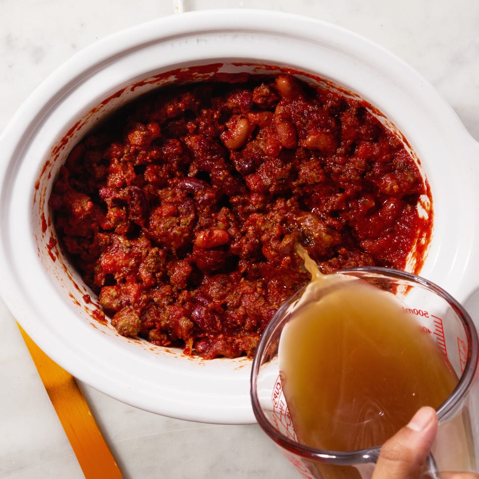 slow cooker beef chili