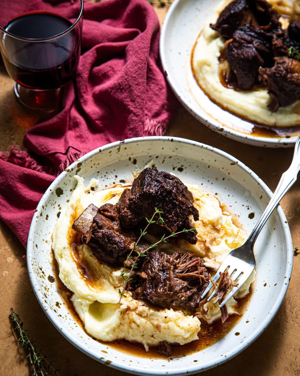Slow Cooker Red Wine Beef Brisket - The Magical Slow Cooker
