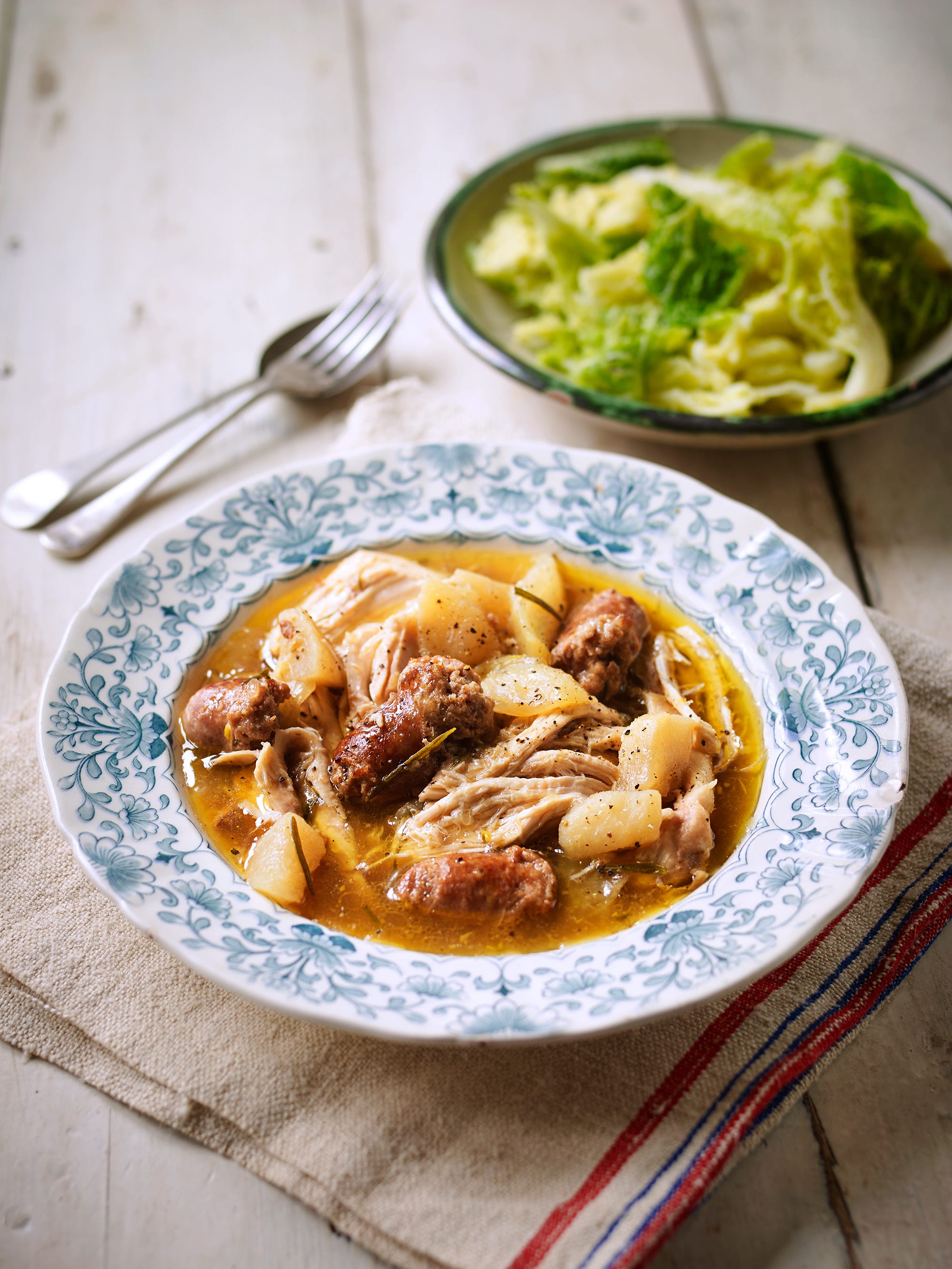 Slow cooker whole chicken recipe with turnips and fennel