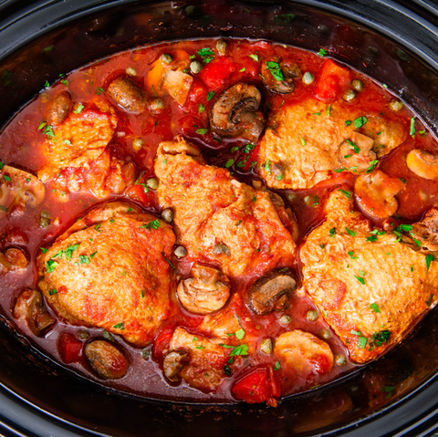 preview for Slow-Cooker Chicken Cacciatore Is The Easiest Fall Dinner