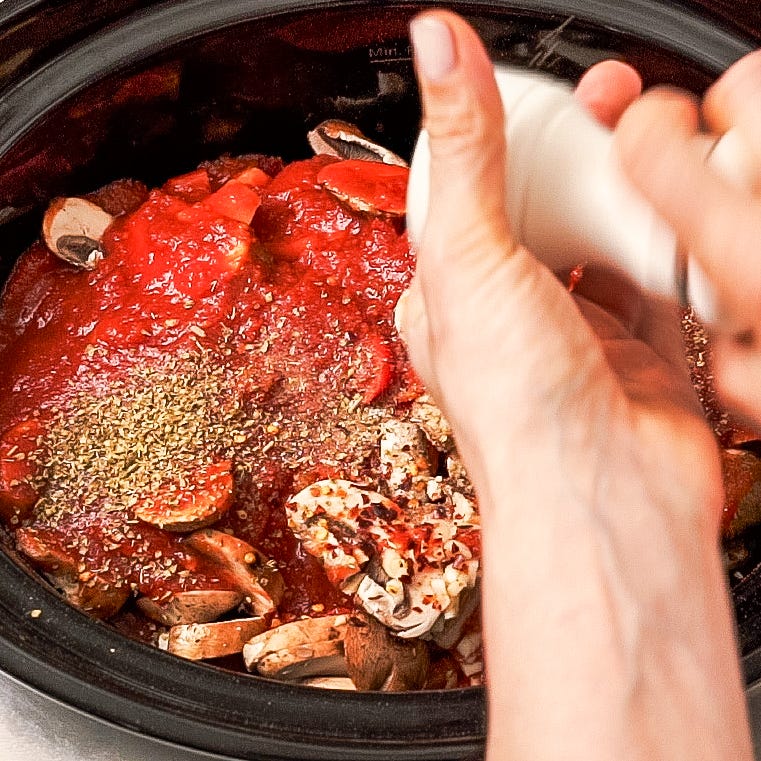 slow cooker chicken cacciatore