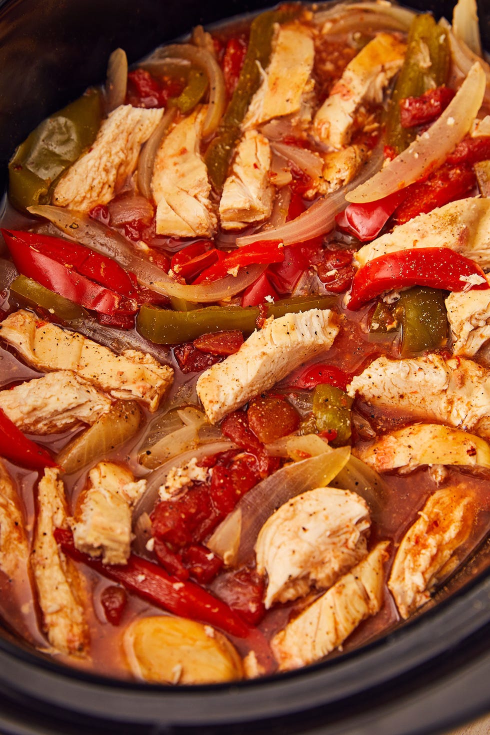 slow cooker chicken fajitas vertical
