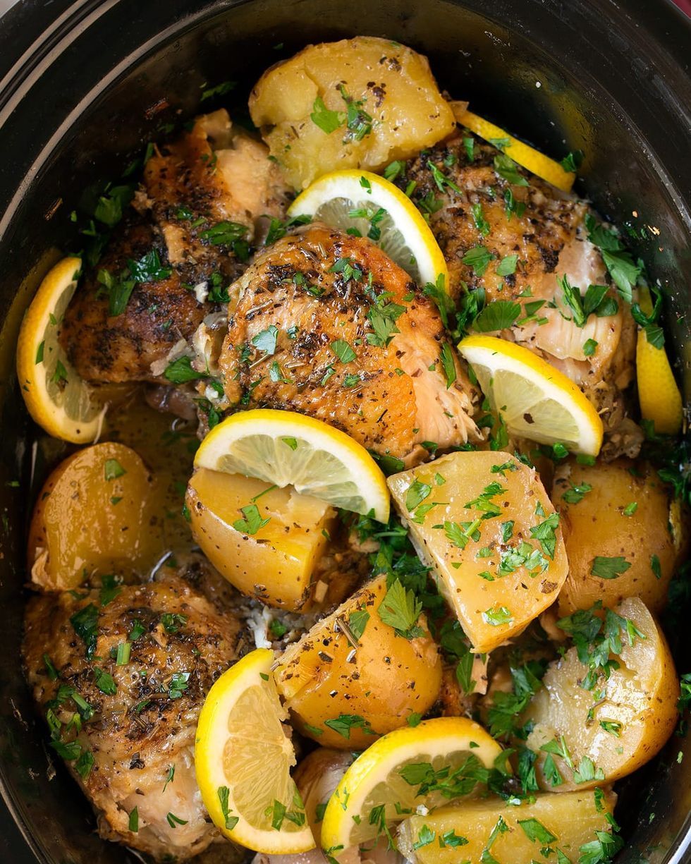 slow cooker chicken recipes greek