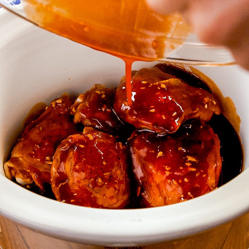 slow cooker chicken thighs