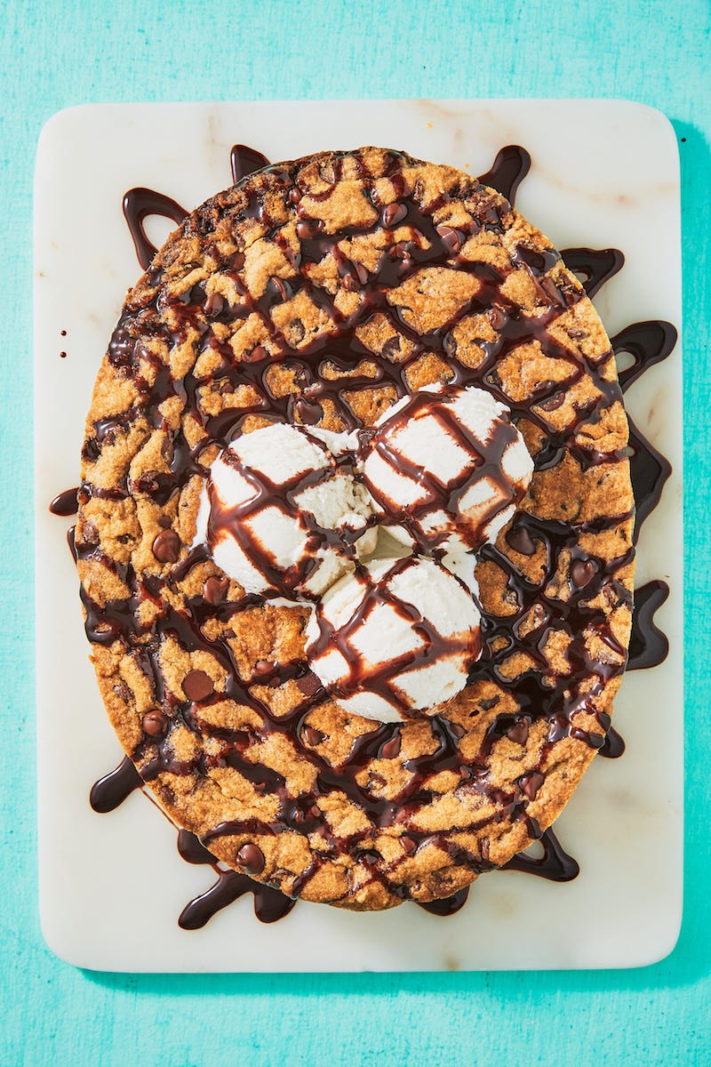 slow cooker chocolate chip cookie