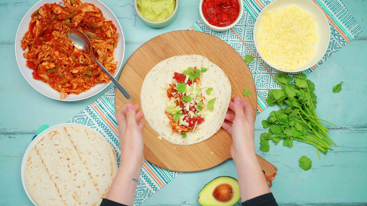 slow cooker chicken fajitas