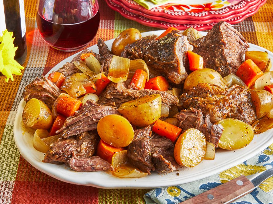 Easy Slow Cooker Pot Roast  Classic Recipe with Potatoes & Carrots