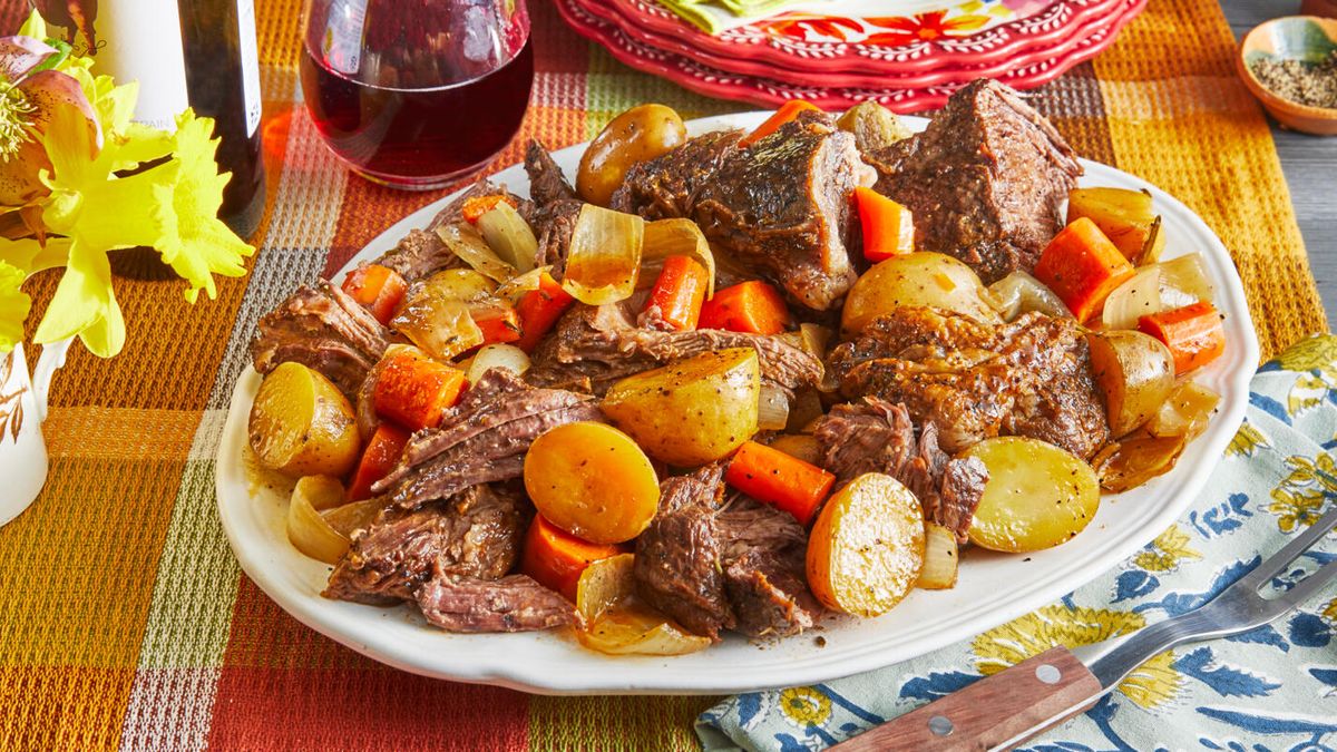 Classic Pot Roast for the Slow Cooker Recipe