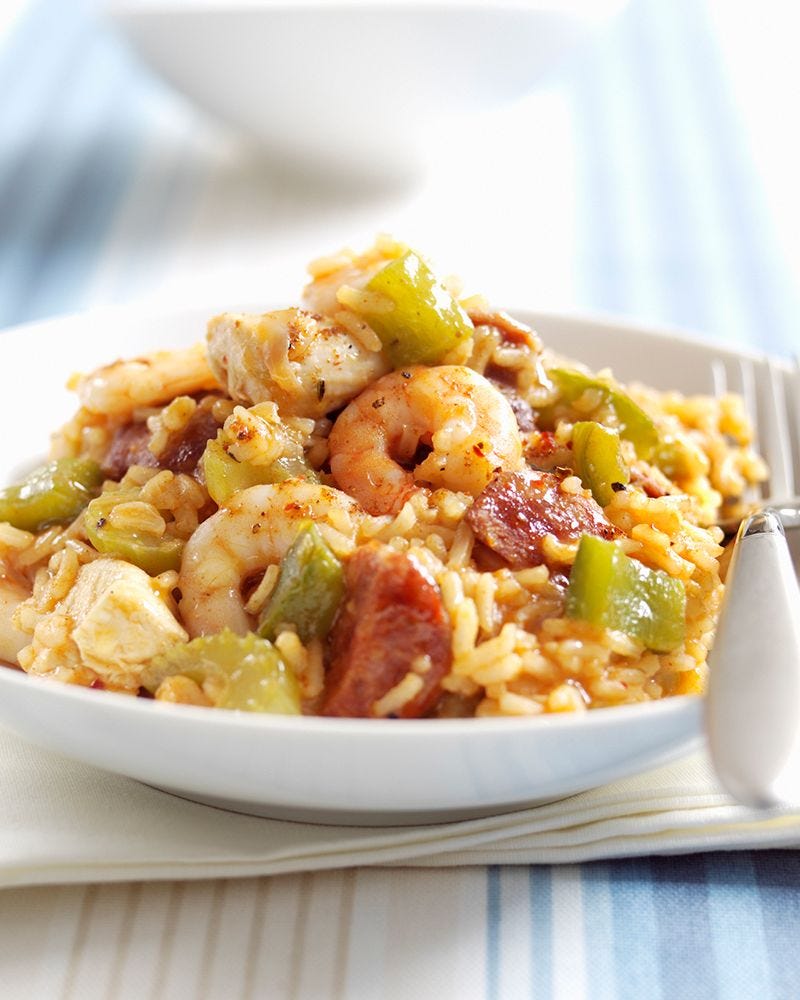 best slow cooker recipes prawn and chorizo jambalaya