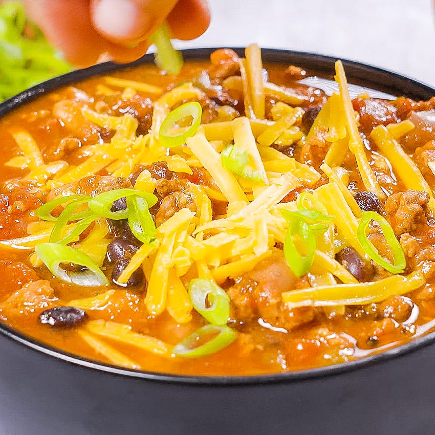 slow cooker turkey chili