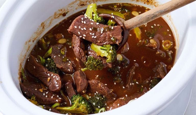 preview for Slow-Cooker Beef & Broccoli = Dinner Goals!