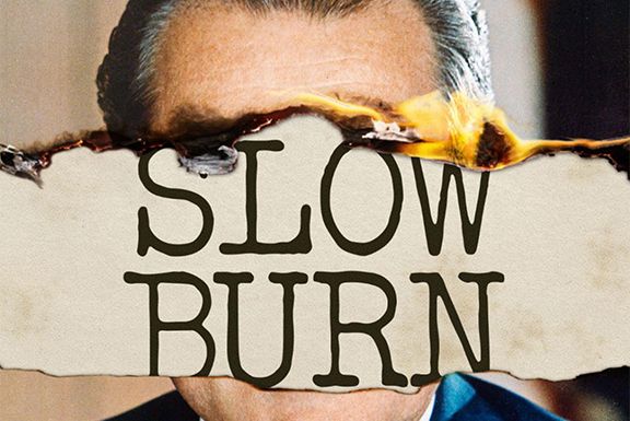 slow burn podcast logo, best history podcasts