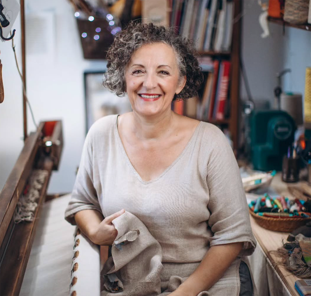 artesana marisol ramos con sus telares