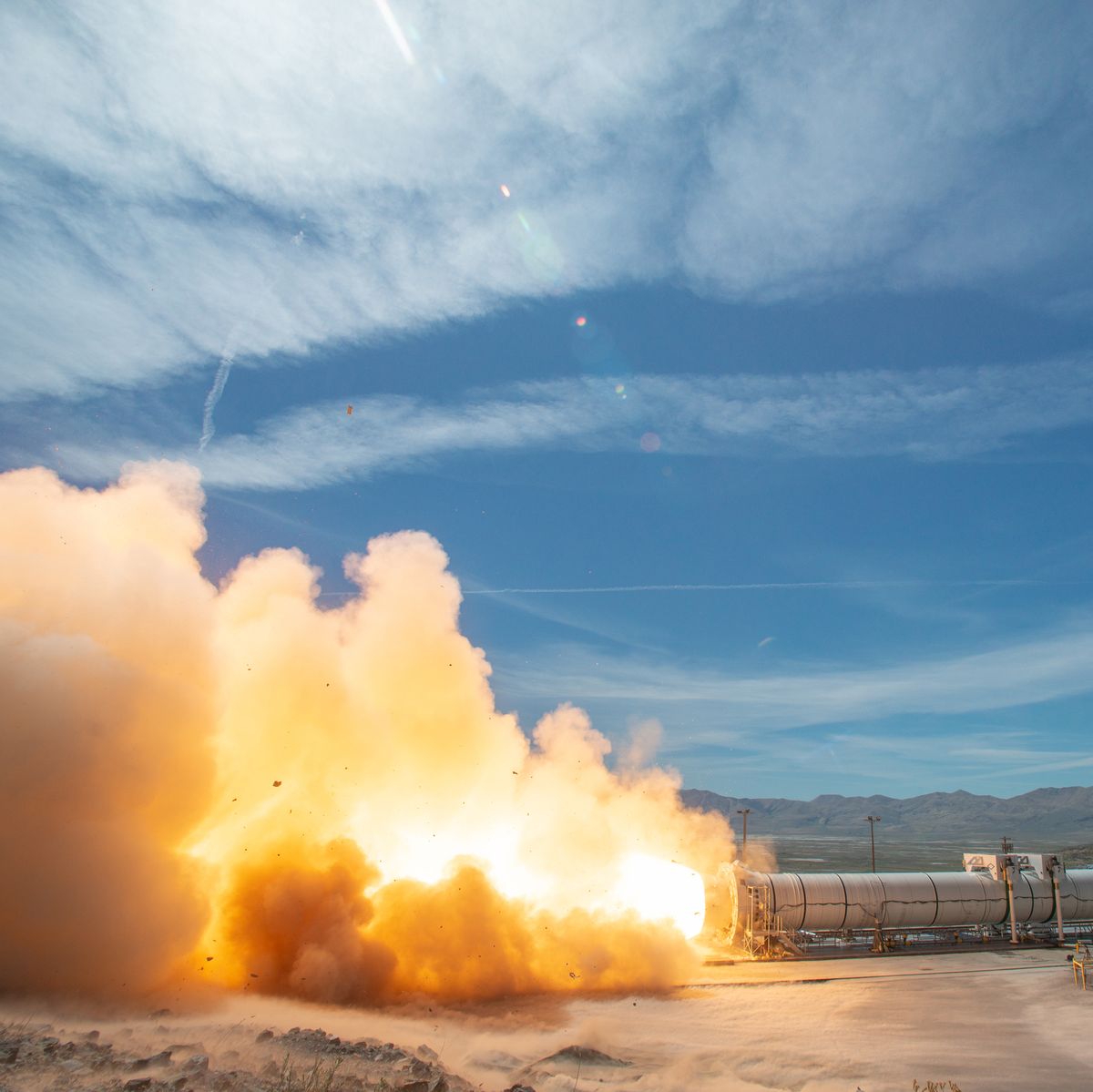 northrop grumman fsb 1 booster test for nasa’s space launch system