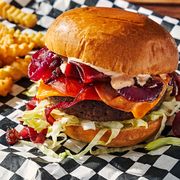 slutty vegan's one night stand burger