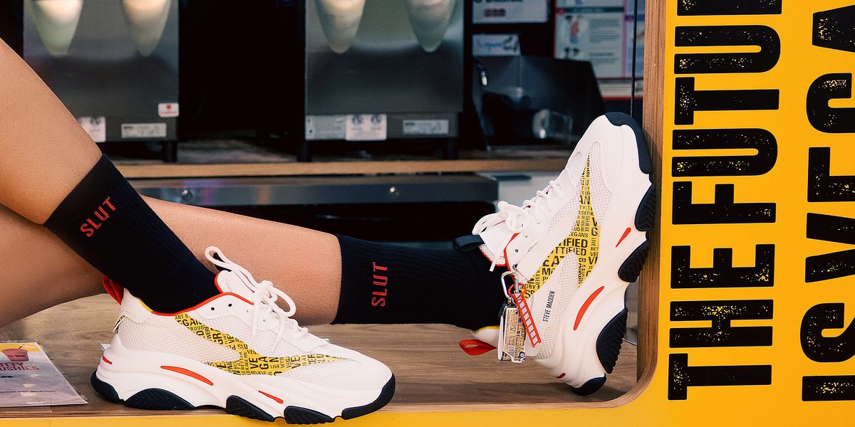 Madden And Slutty Collab On Sneaker And Bag