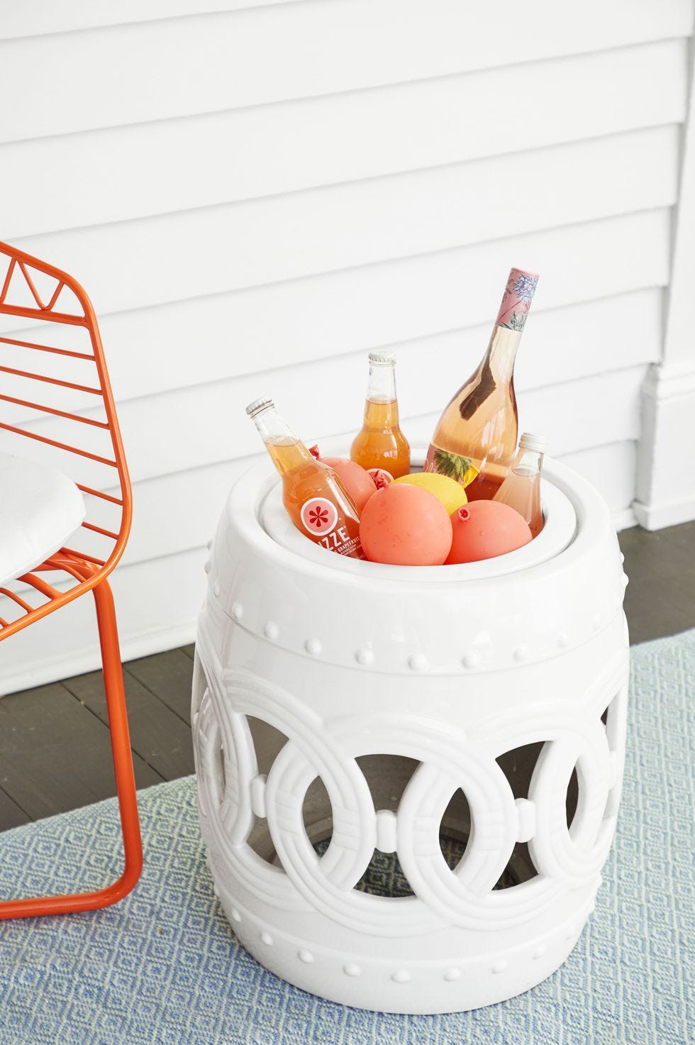 small backyard ideas   plant stand cooler