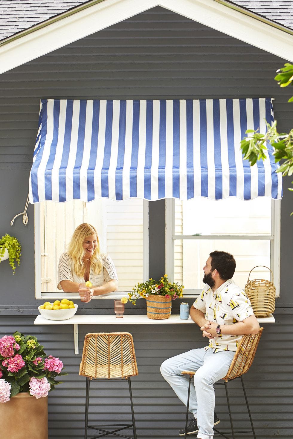 small backyard ideas   window bar