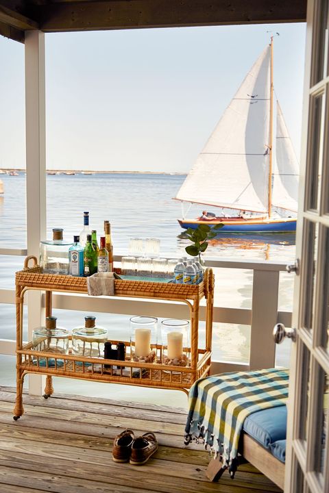 nautical seaside balcony