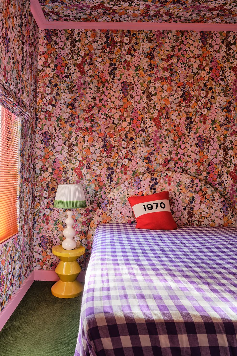 colorful small bedroom