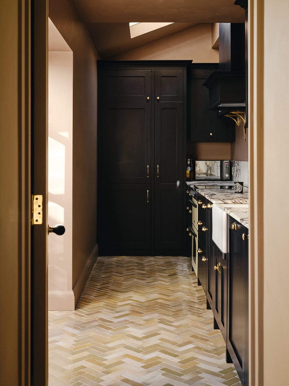 small black kitchen designed by charli howard
