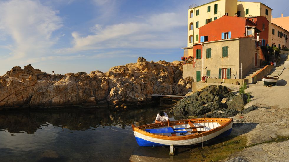 scorcio sull'isola d'elba