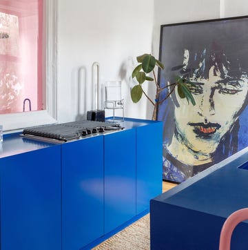 blue kitchen blue kitchen