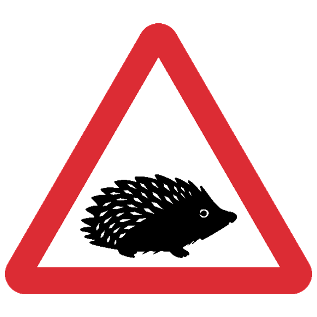 new road signs will help to protect wildlife on rural routes