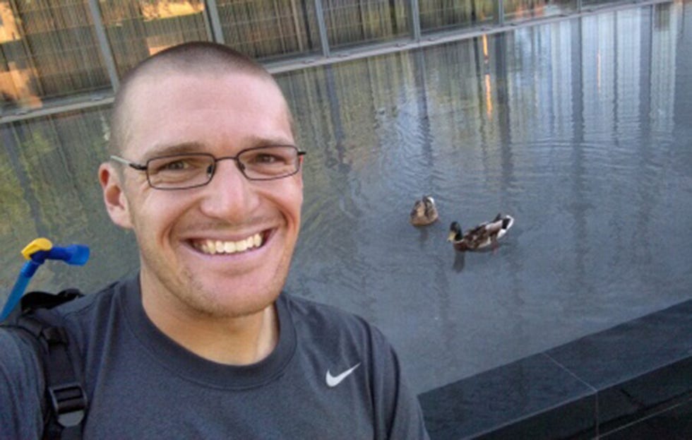 Derek Call with ducks