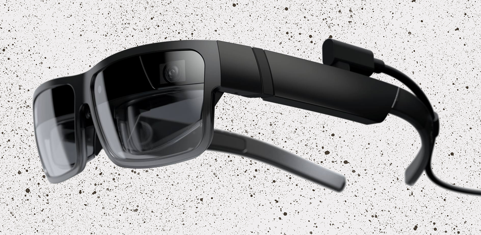 product photography of the google glass wearable
