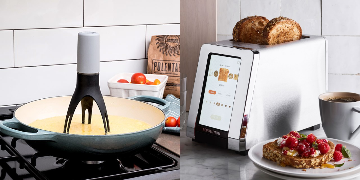 automatic pan stirrer and smart toaster