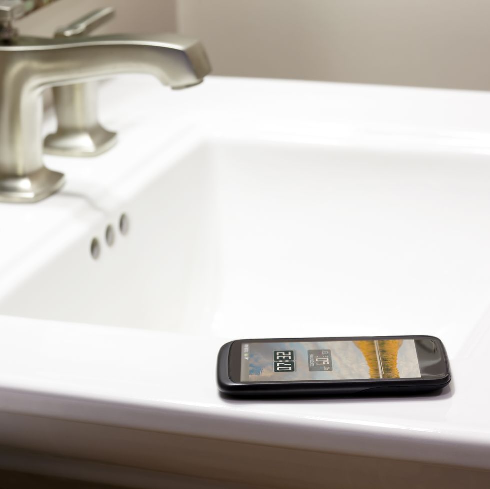 Smart Phone Bathroom Sink