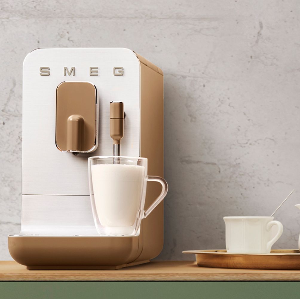 Smeg Taupe Automatic Coffee and Espresso Machine with Milk Frother +  Reviews