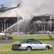 a plane crashed into the pentagon