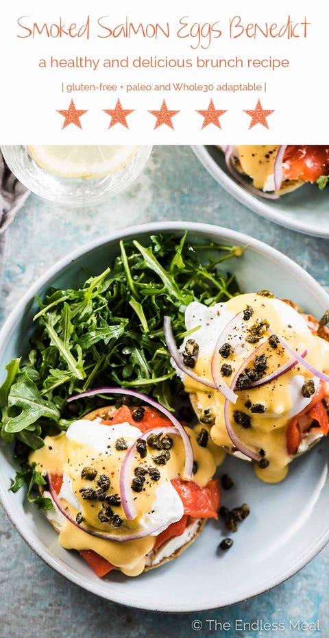 smoked salmon eggs benedict