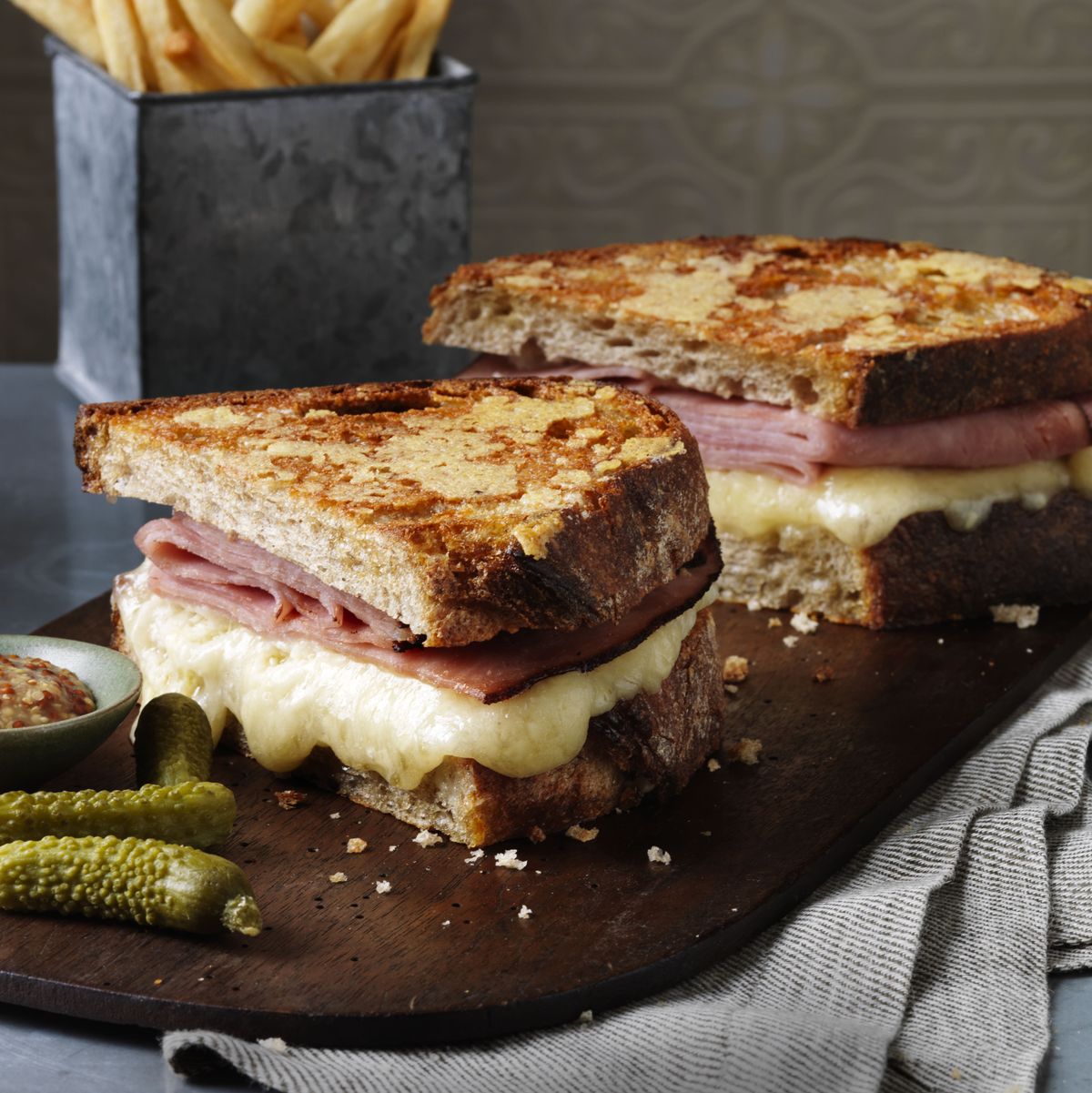 smoked ham and grilled cheese